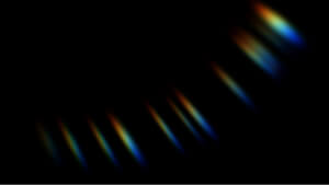 Free Night Rainbow prism effect overlay with black background