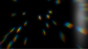 Free Chrome Way prism effect overlay with black background